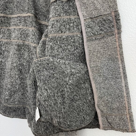 Prana Breathe Button Detail Fleece Lined Sz M Hoodie Grunge Vintage - Picture 11 of 15